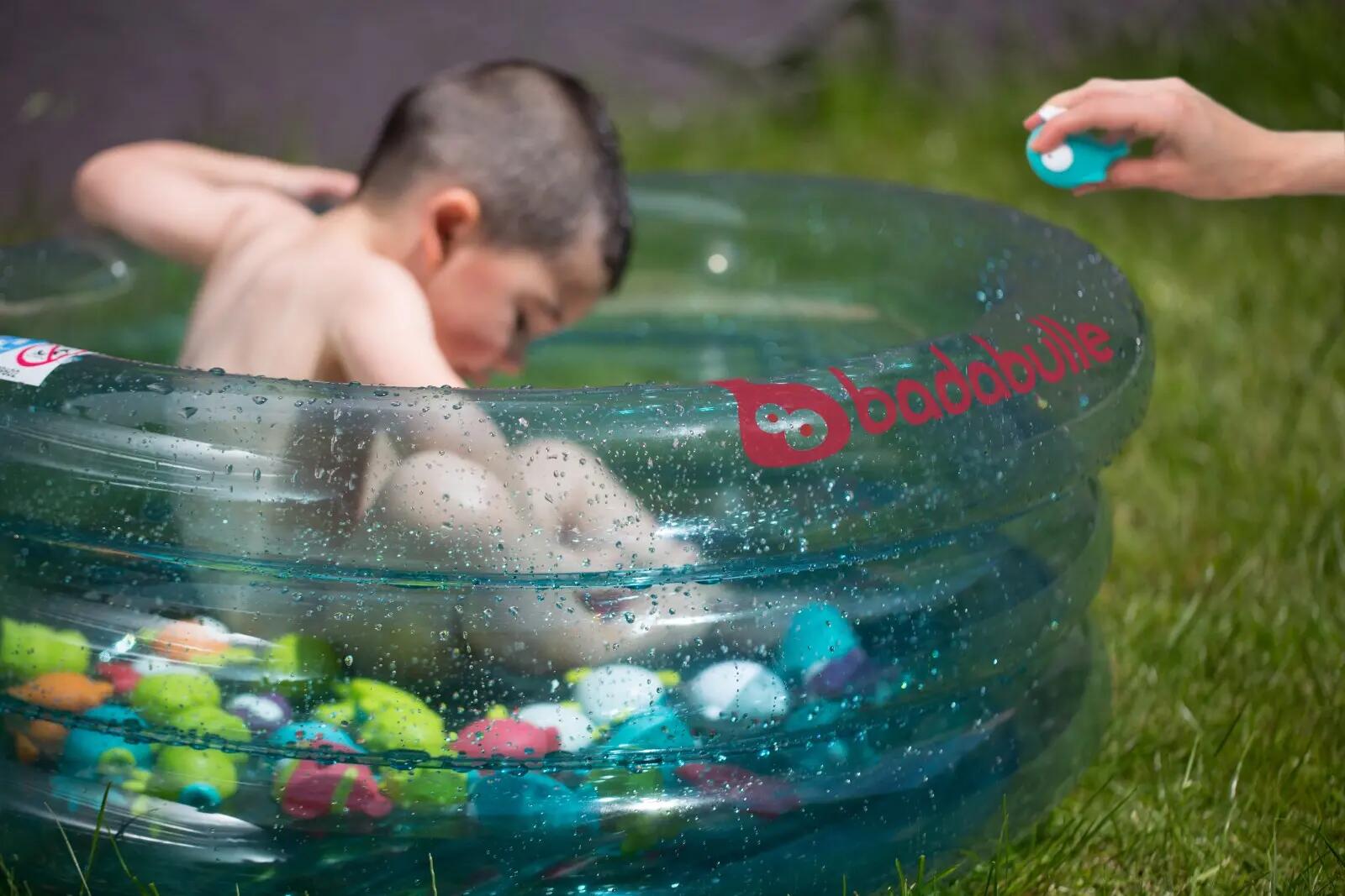 Aufblasbare Badewanne 52 l, ideal als Planschbecken - Blau 6/6