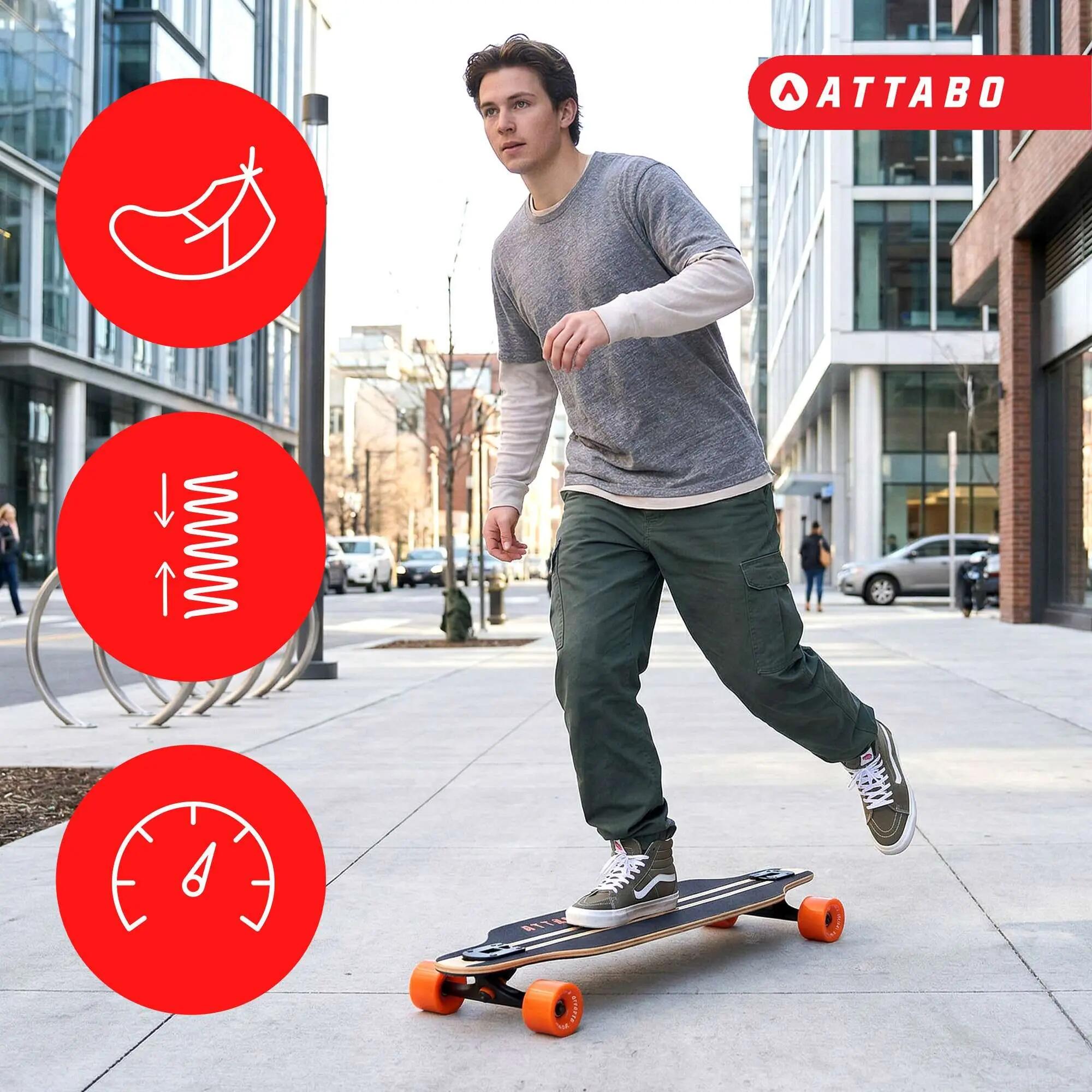 Longboard Flowrider ATTABO 3/7