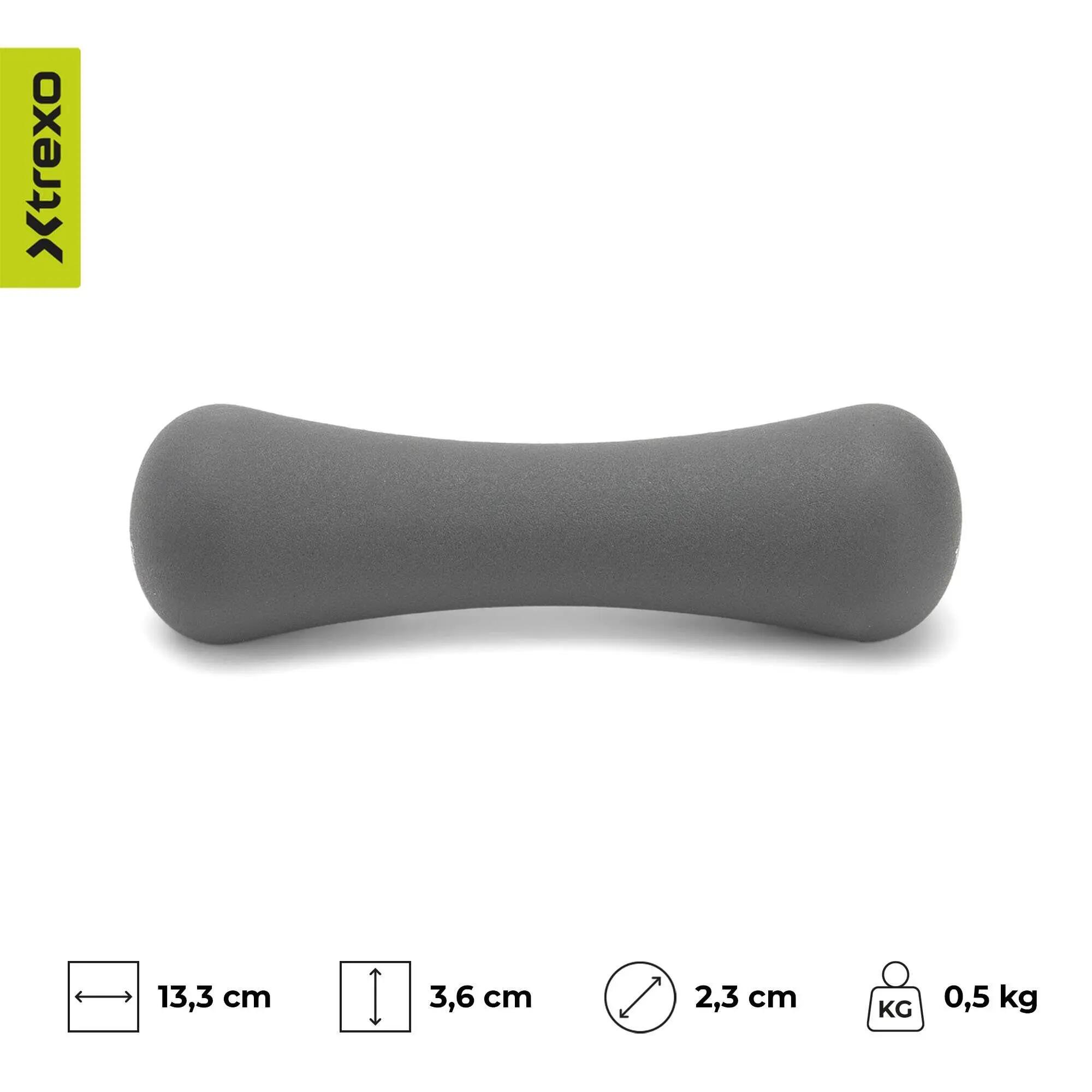 Hantel neoprenowy XTREXO TX0-B4M007 0,5 kg 3/7