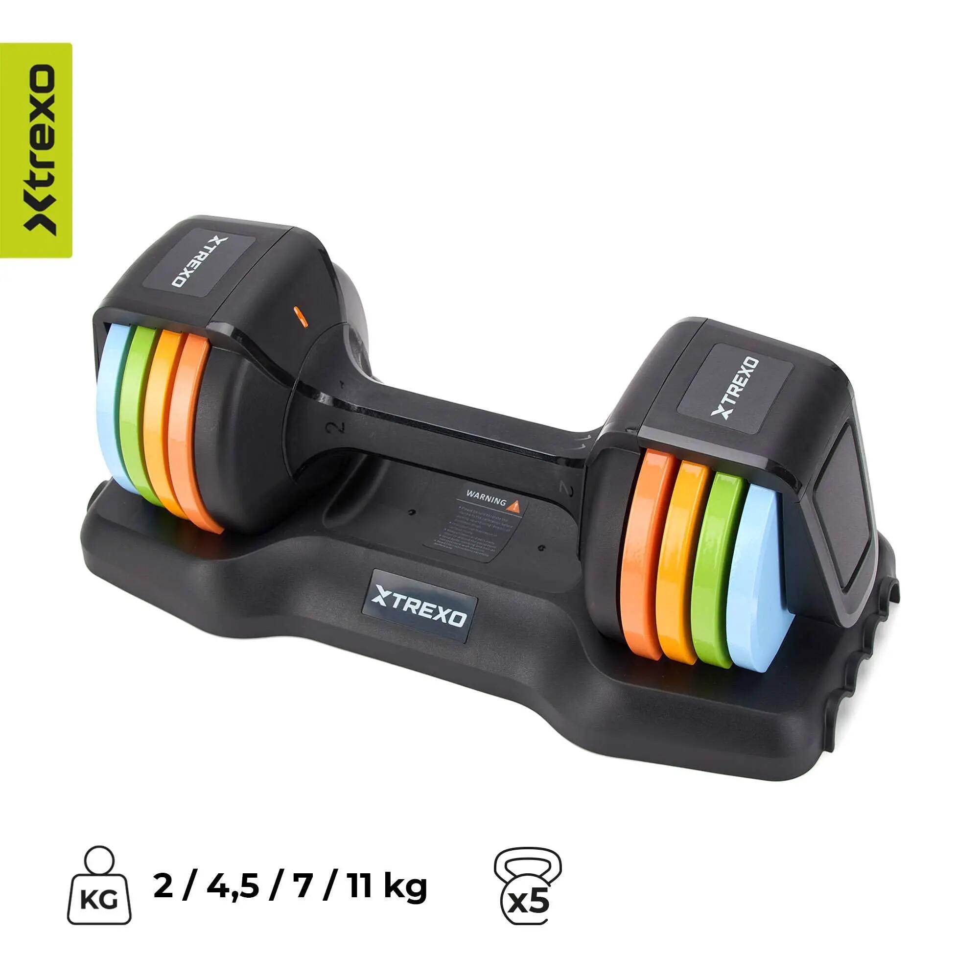 Haltère réglable XTREXO 11,5 kg 3/8