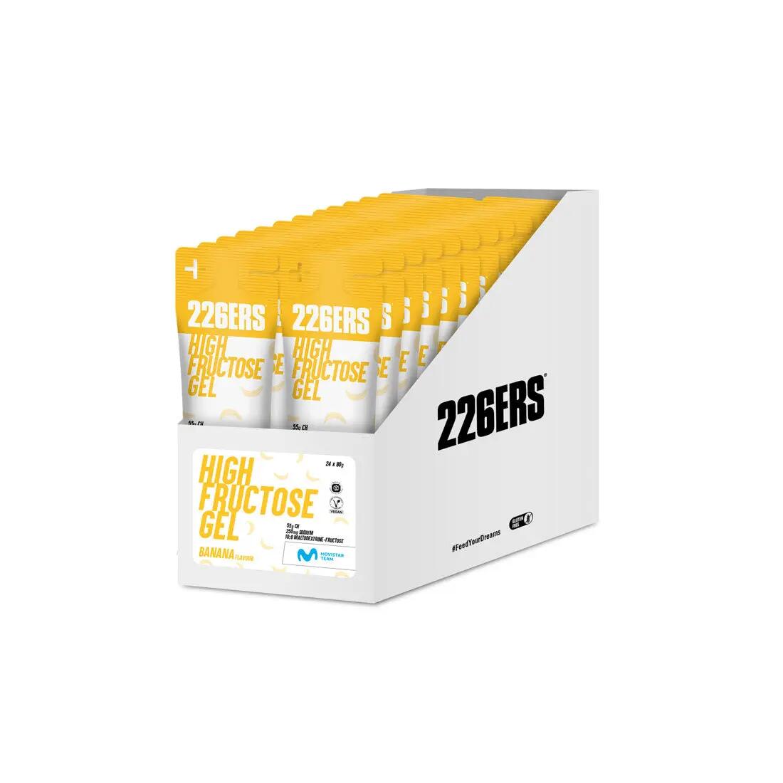 BOX 24 HIGH FRUCTOSE GEL 80g - Gel Energético com frutose 1/6