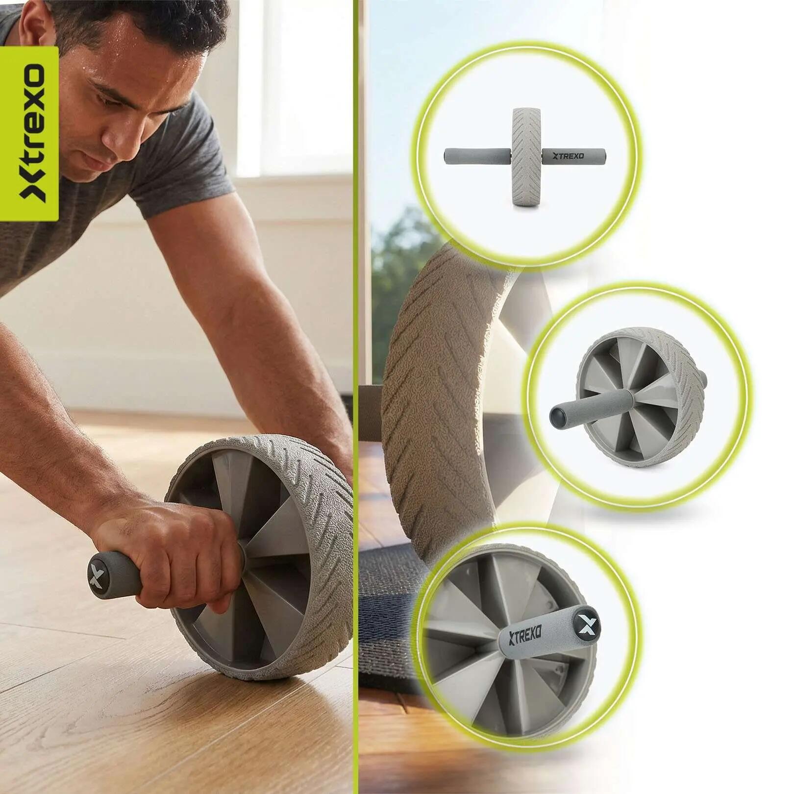 Roue d'exercice pour les muscles abdominaux XTREXO TXO-B4Z037-GY 4/7