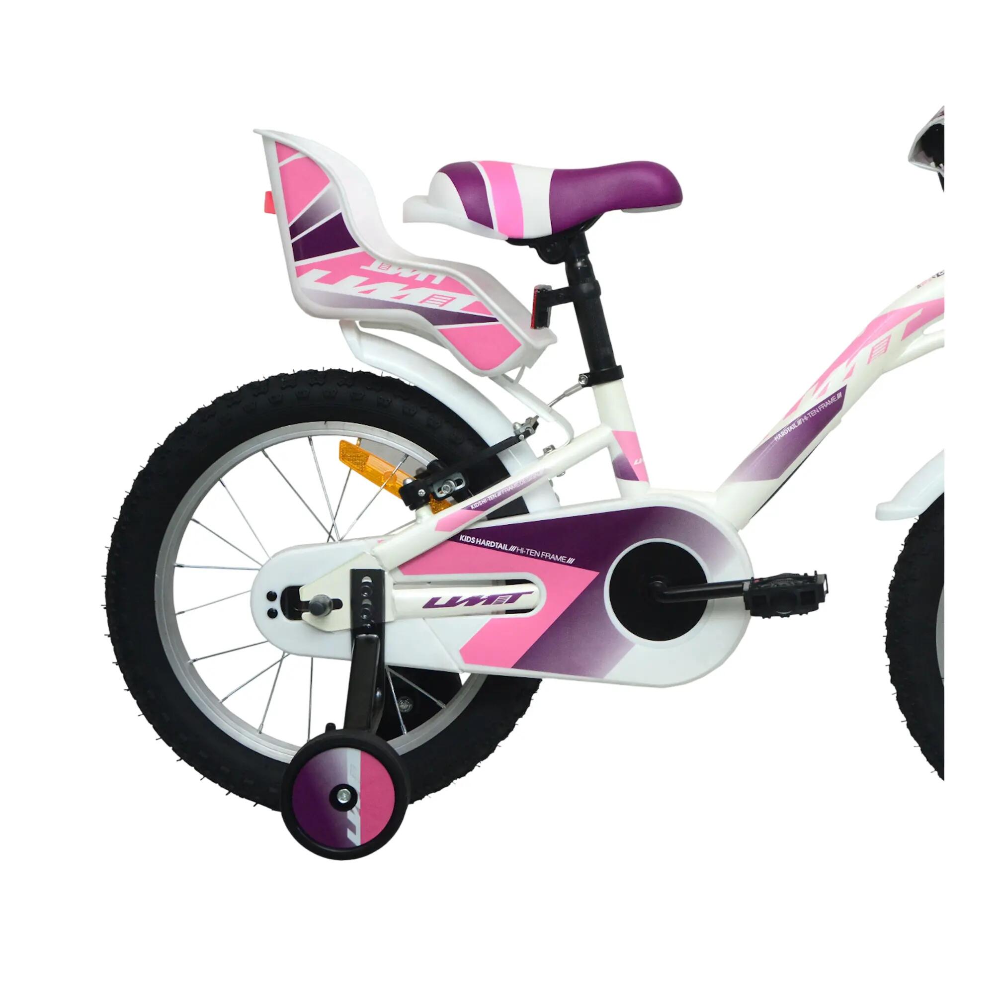 BICICLETA INFANTIL 16" UMIT ROMINA 16 BLAN/ROSA 3/3