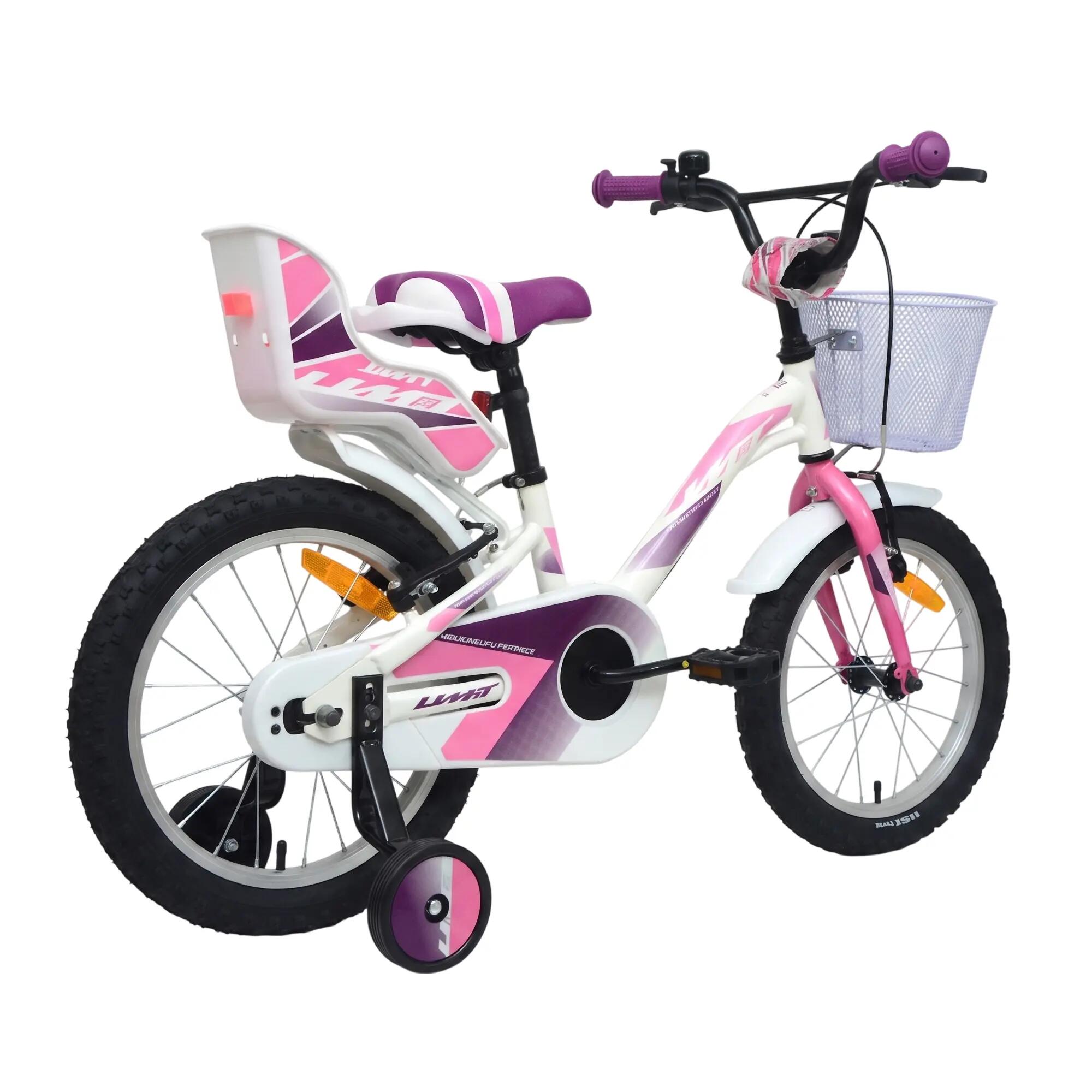 BICICLETA INFANTIL 16" UMIT ROMINA 16 BLAN/ROSA 2/3