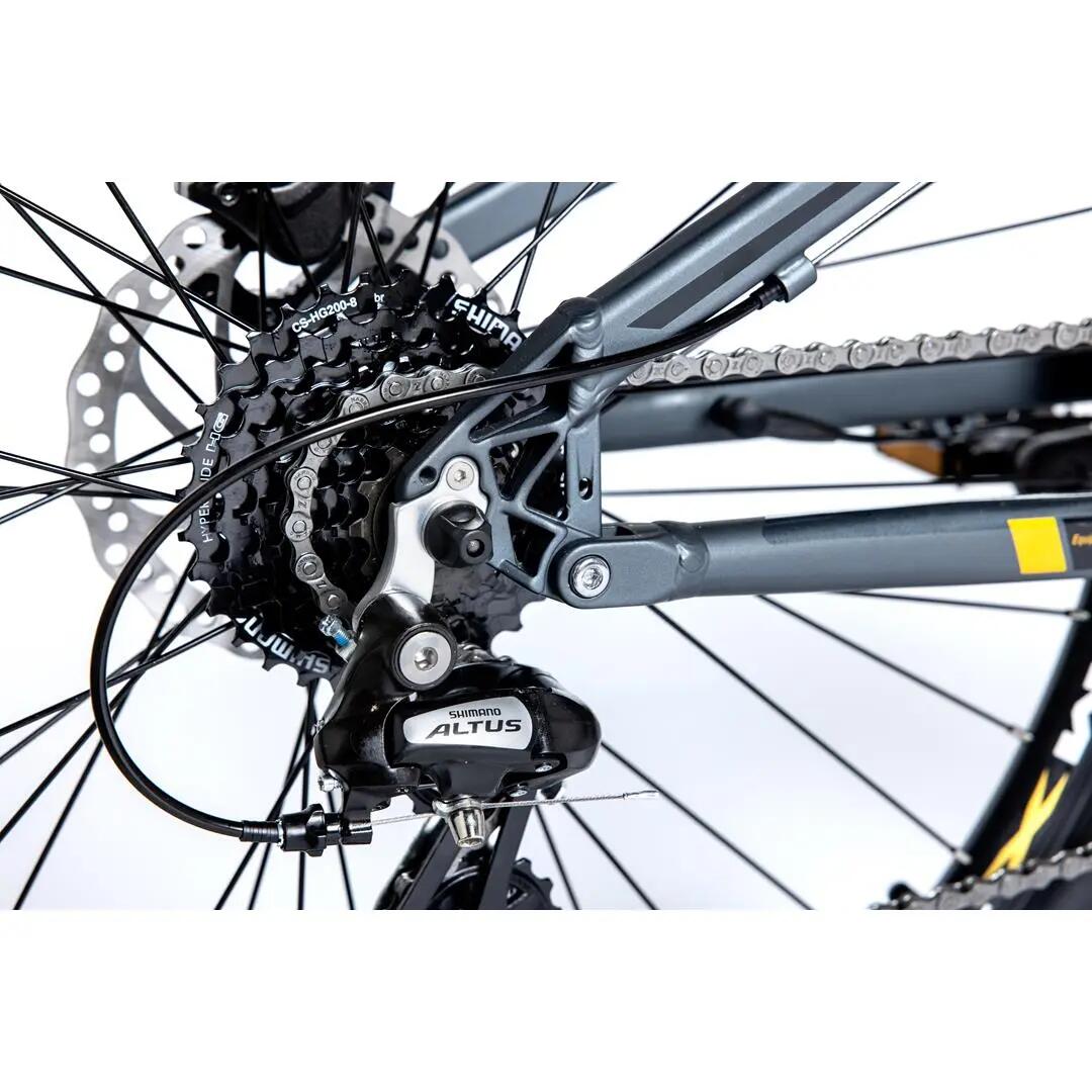 Rower elektryczny górski z pełnym zawieszeniem E-MTB 29'' PRO silnik centralny 13/15