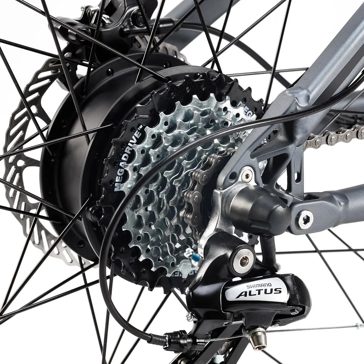 E-MTB 29'' Bicicleta eléctrica de montaña Full suspensión 10/15