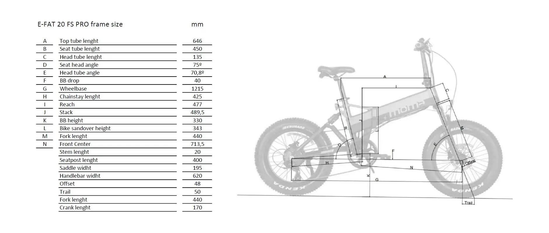 FATBIKE 20PRO Bicicletta elettrica pieghevole - Doppie Sospensione 15/15