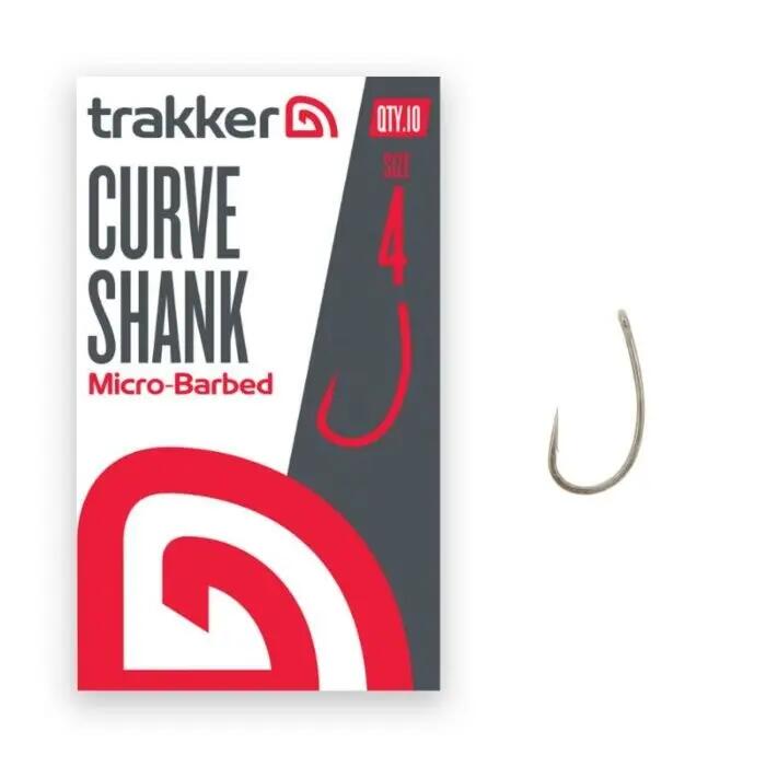 Hameçon Trakker Curve Shank TPx5x5 Micro Barbed (x10) 4/6
