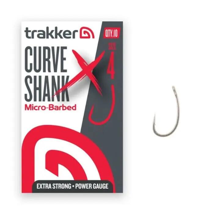 Hameçon Trakker Curve Shank XS TPx5x5 (x10) 3/5