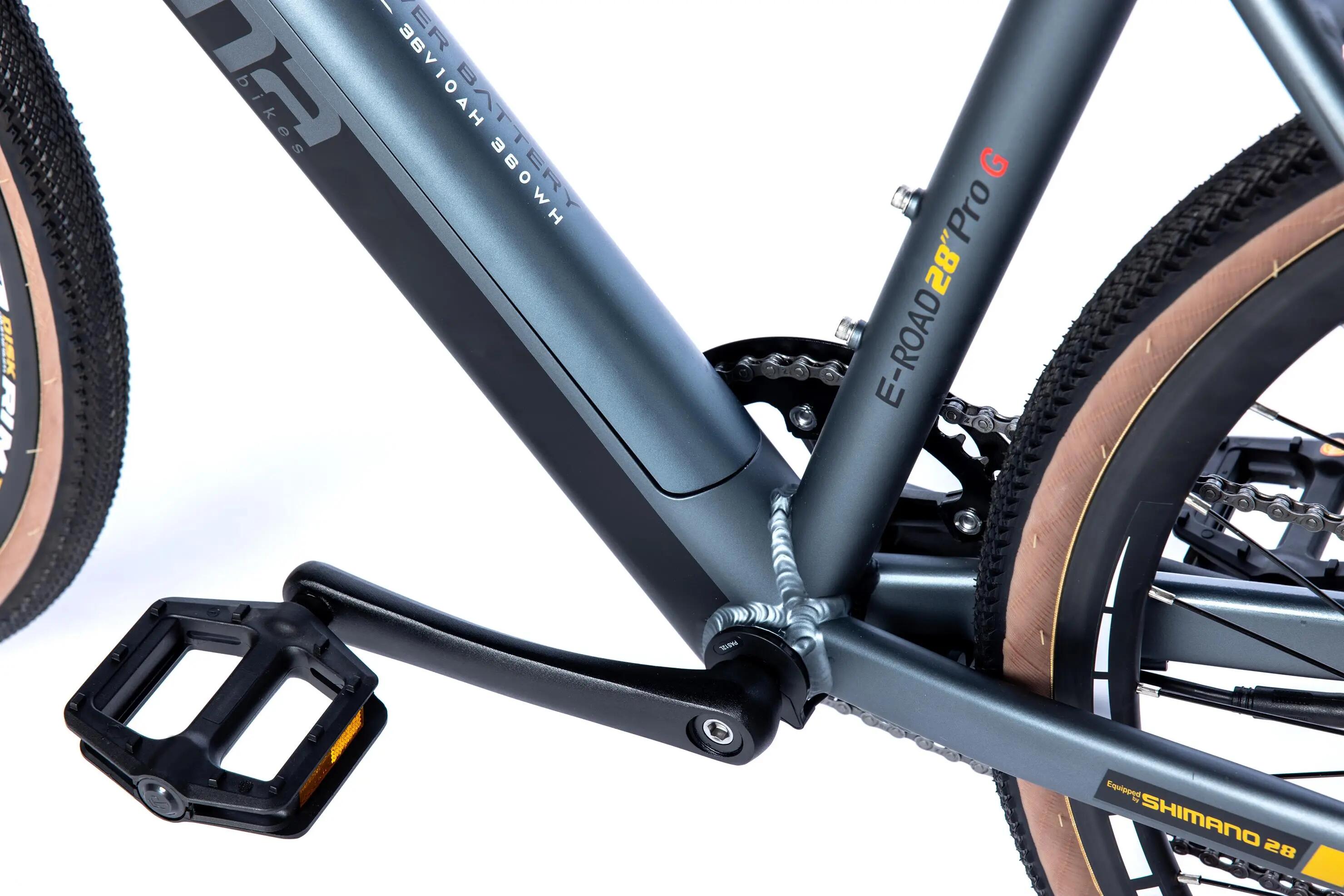 Vélo GRAVEL Electrique 28PRO - SHIMANO ALTUS 8V - Freins a Disque TEKTRO 13/15