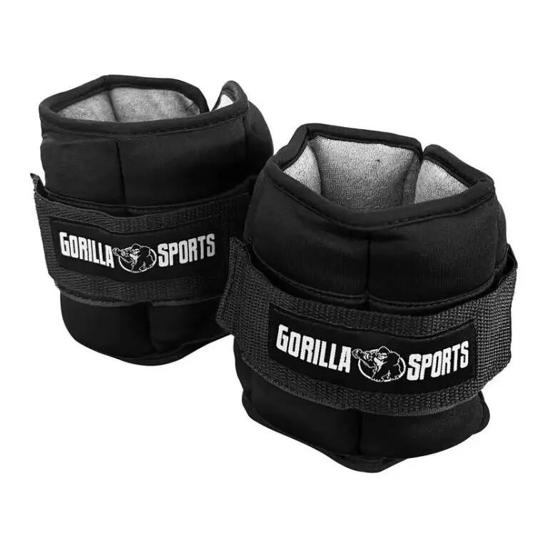 Greutati pentru incheietura mana/glezna reglabile 0, 45 - 2, 25 kg, negru, Goril