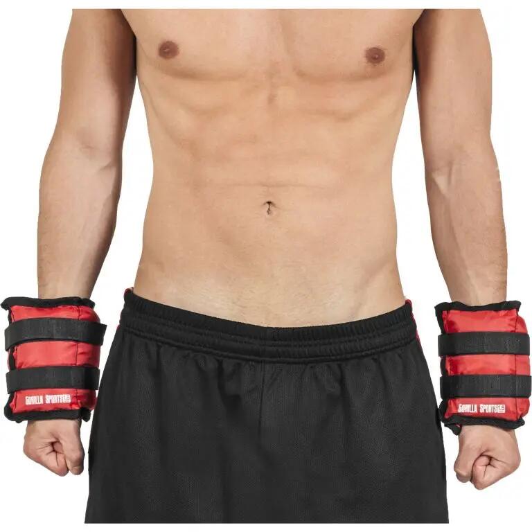 Greutăți pentru încheietură mană/gleznă 3 KG (2x1,5 KG) Gorilla Sports