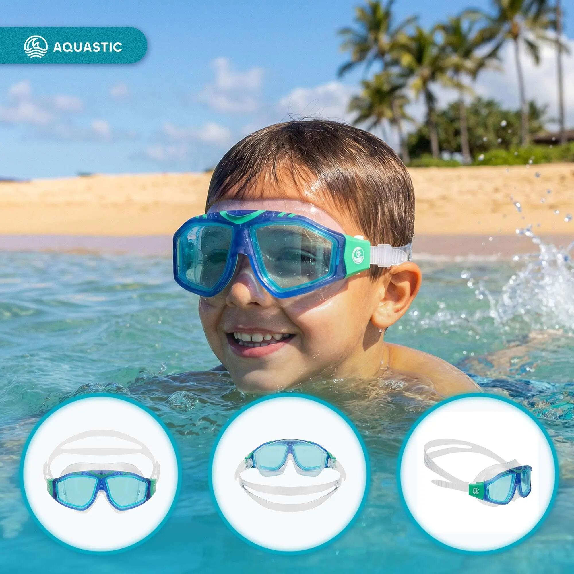 Masque de natation enfant AQUASTIC Mako Jr. 4/8