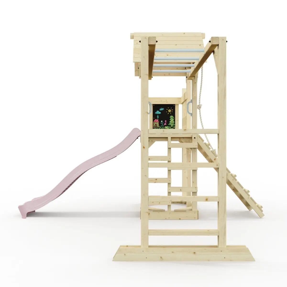 Spielturm Karlskrona in Altrosa - 357 × 352 × 274 cm 3/6
