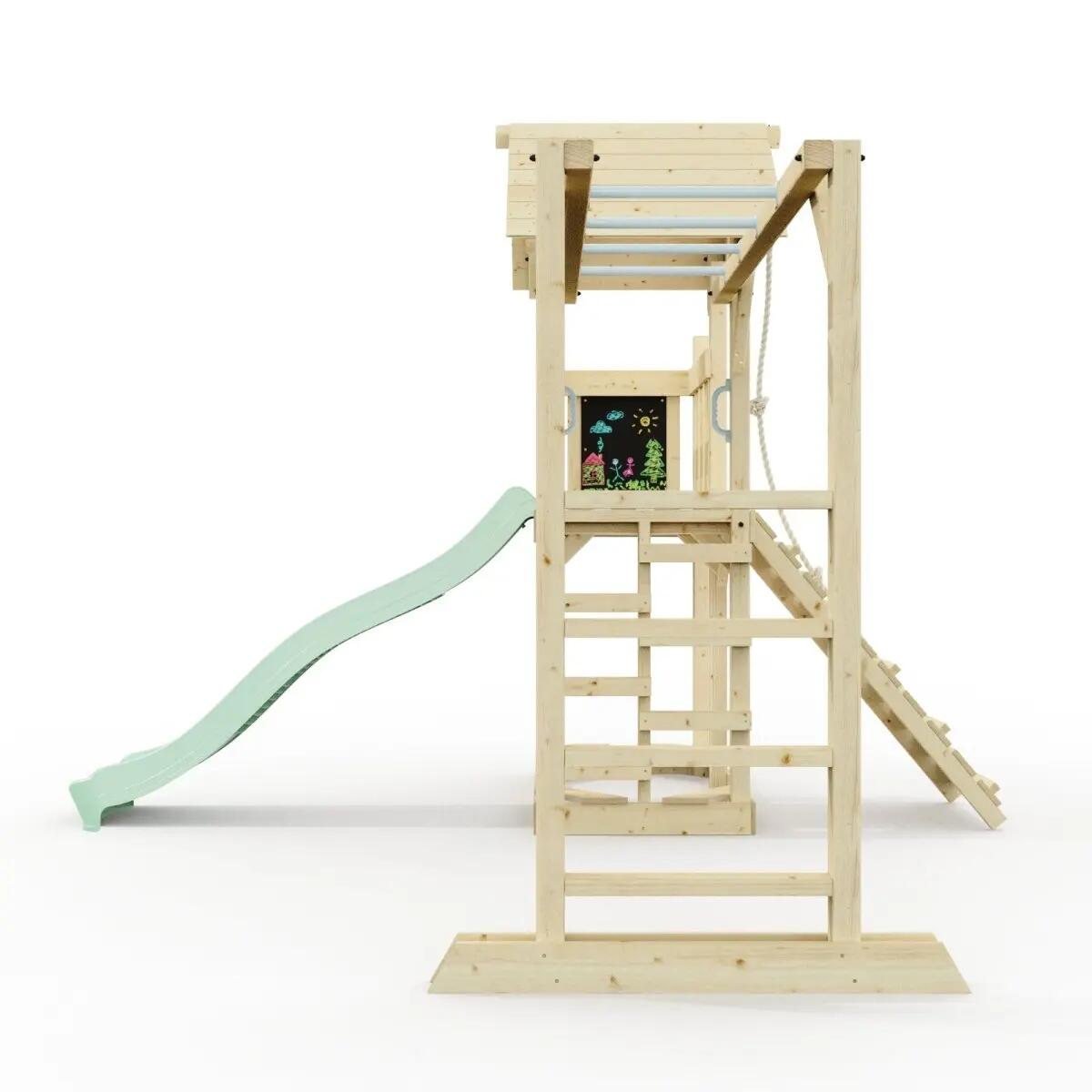 Spielturm Karlskrona in Mintgrün - 357 × 352 × 274 cm 3/6