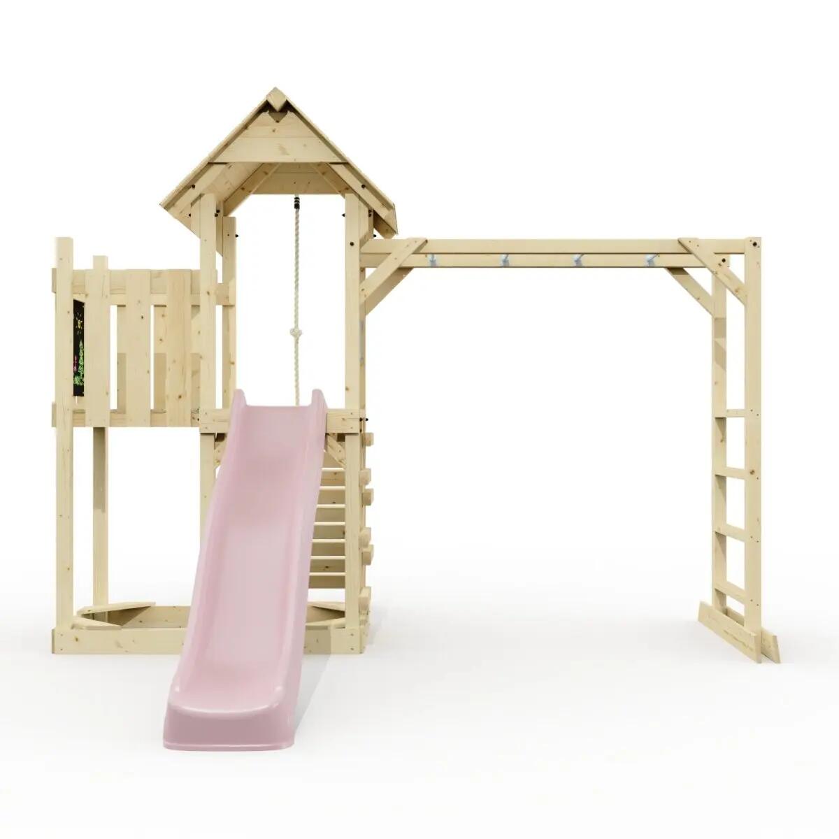 Spielturm Karlskrona in Altrosa - 357 × 352 × 274 cm 2/6