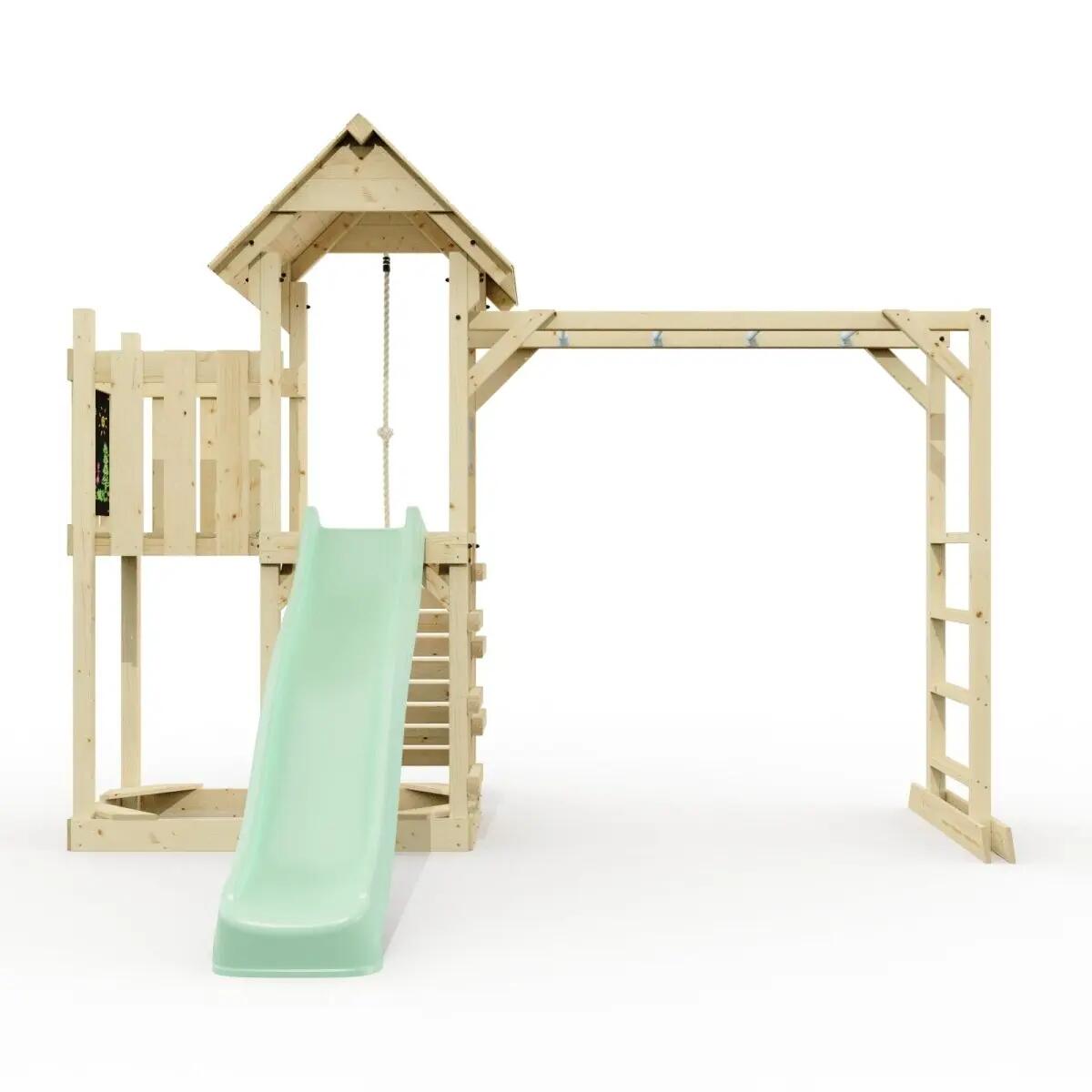 Spielturm Karlskrona in Mintgrün - 357 × 352 × 274 cm 2/6