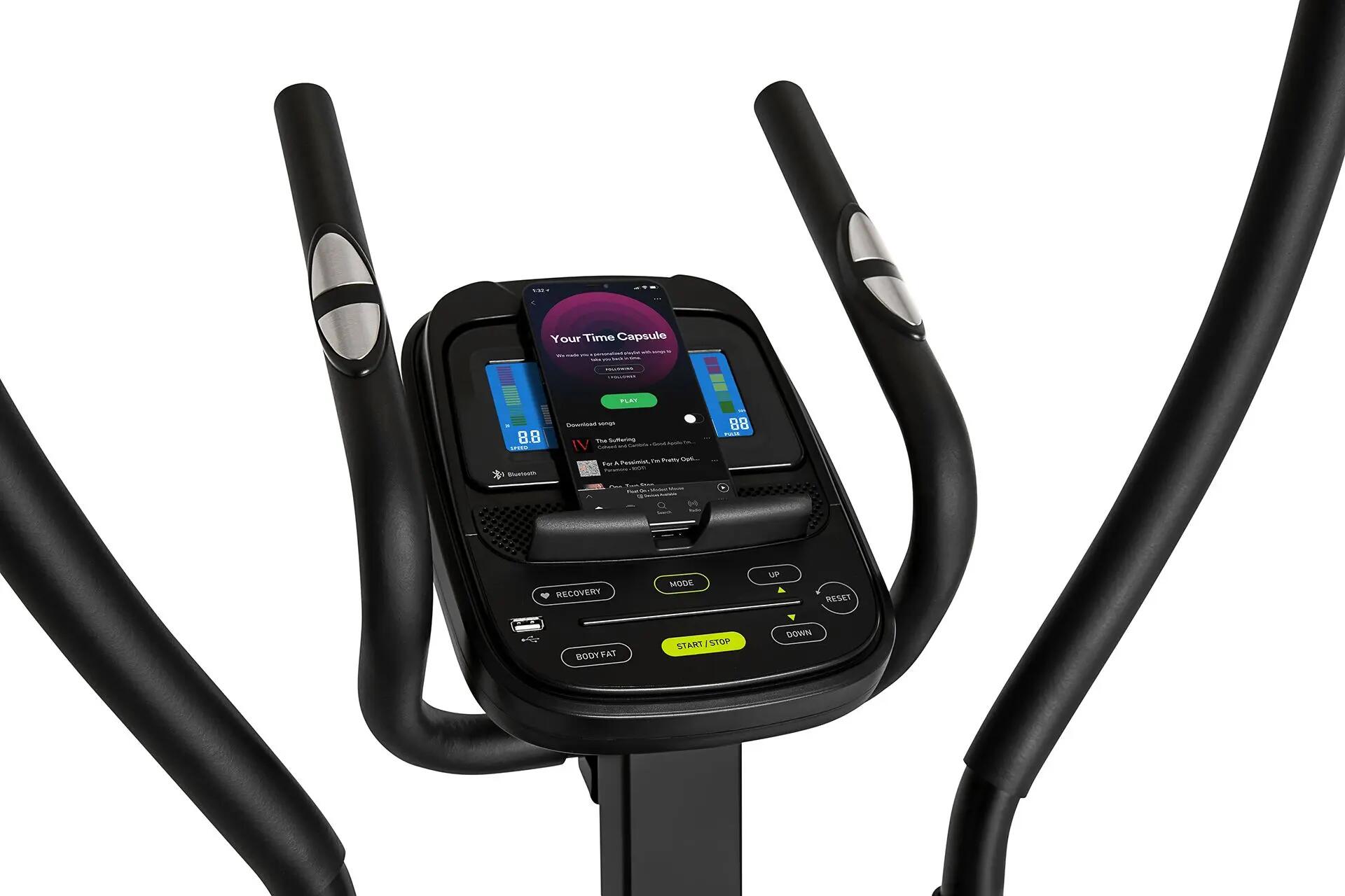 Vélo elliptique électromagnétique Zipro Heat connected et iConsole+ Kinomap 9/11