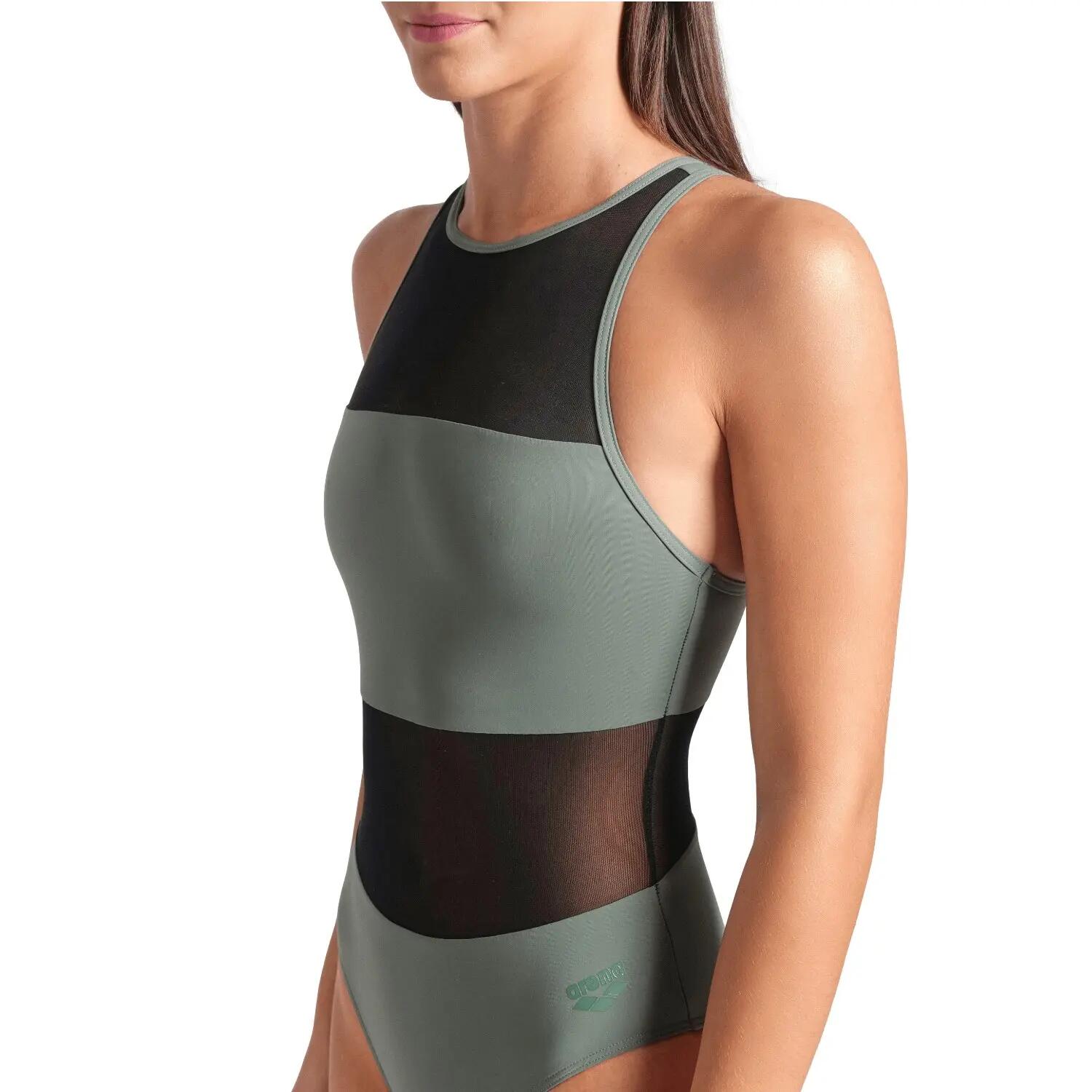 arena Badeanzug Mesh Panels Swimsuit Vent Back für Damen 3/10