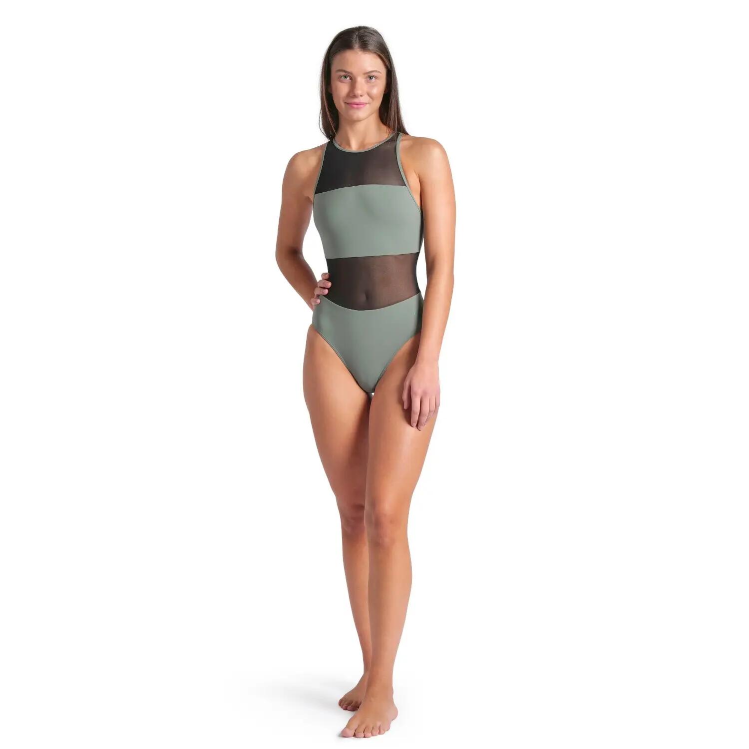 arena Badeanzug Mesh Panels Swimsuit Vent Back für Damen 2/10