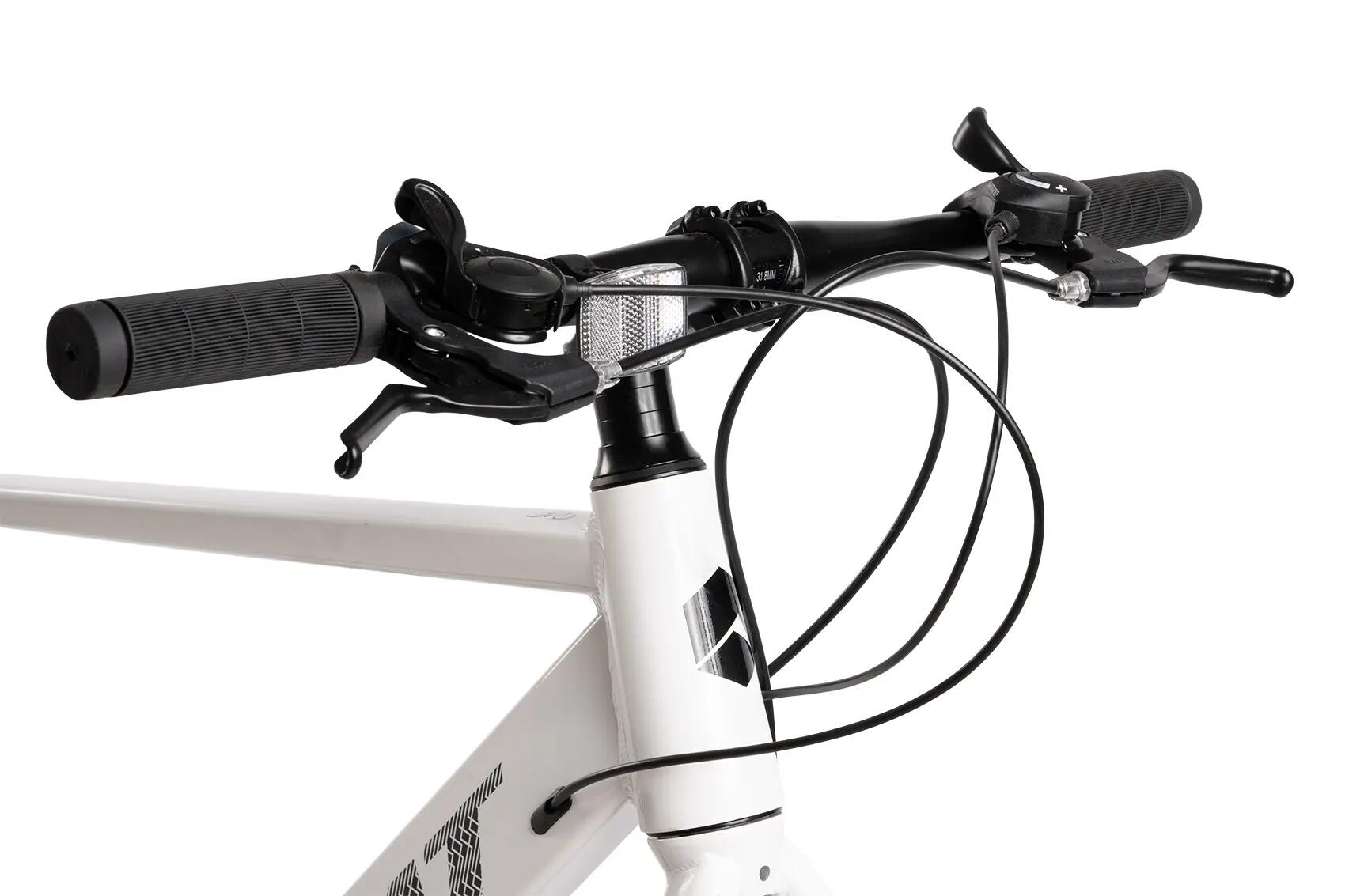 Bicicleta City/Gravel Carpat Pathfinder 3.0 C28314G 28", Alb/Negru 8/8