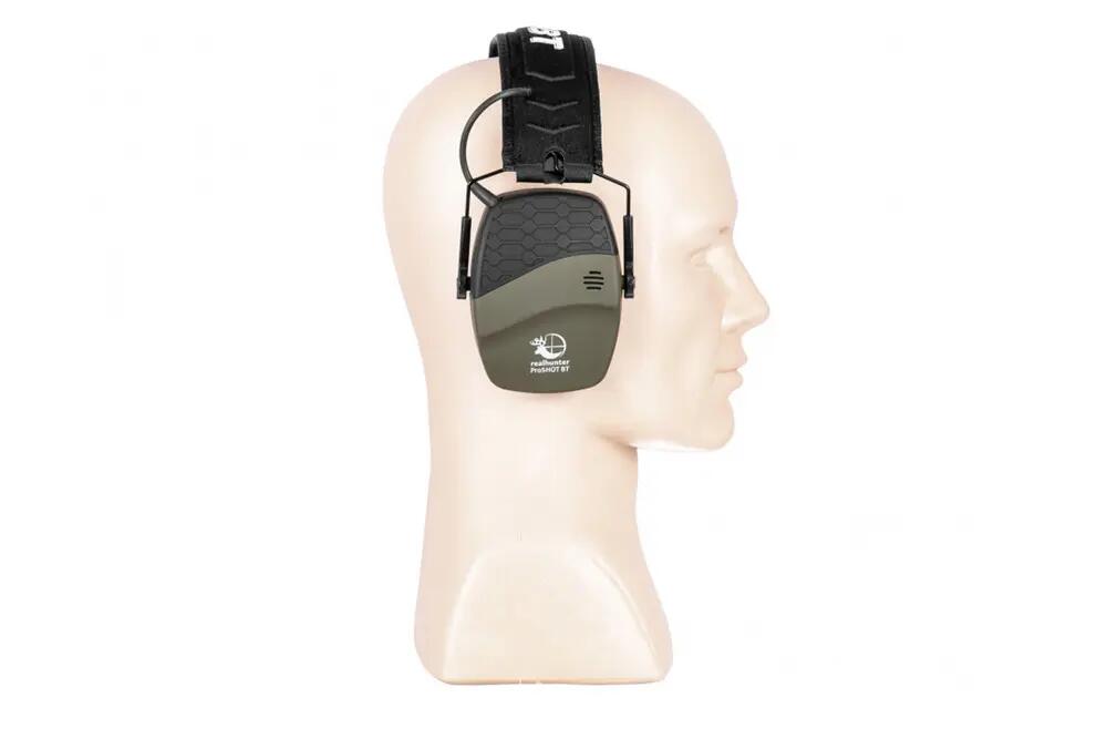 Słuchawki RealHunter Active ProSHOT BT oliwkowe 4/7