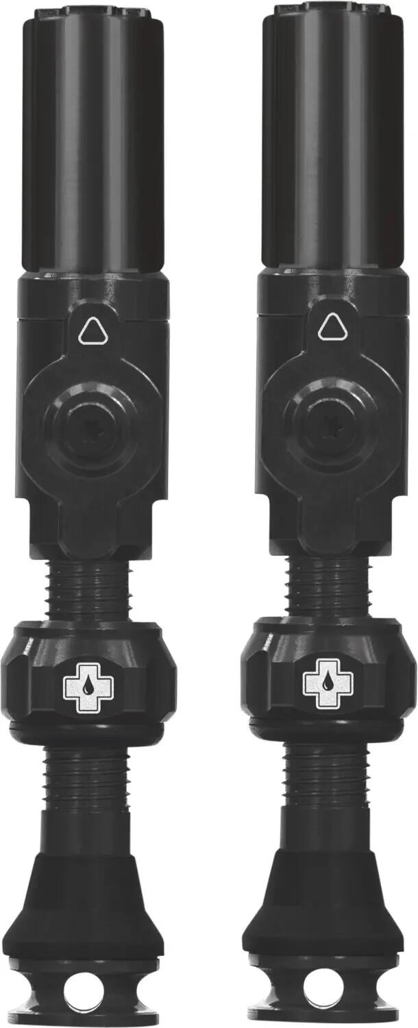 Tubeless Valves Big Bore Hybrid 65mm Black 1/4