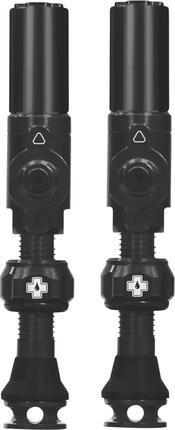 Tubeless Valves Big Bore Hybrid 65mm Black