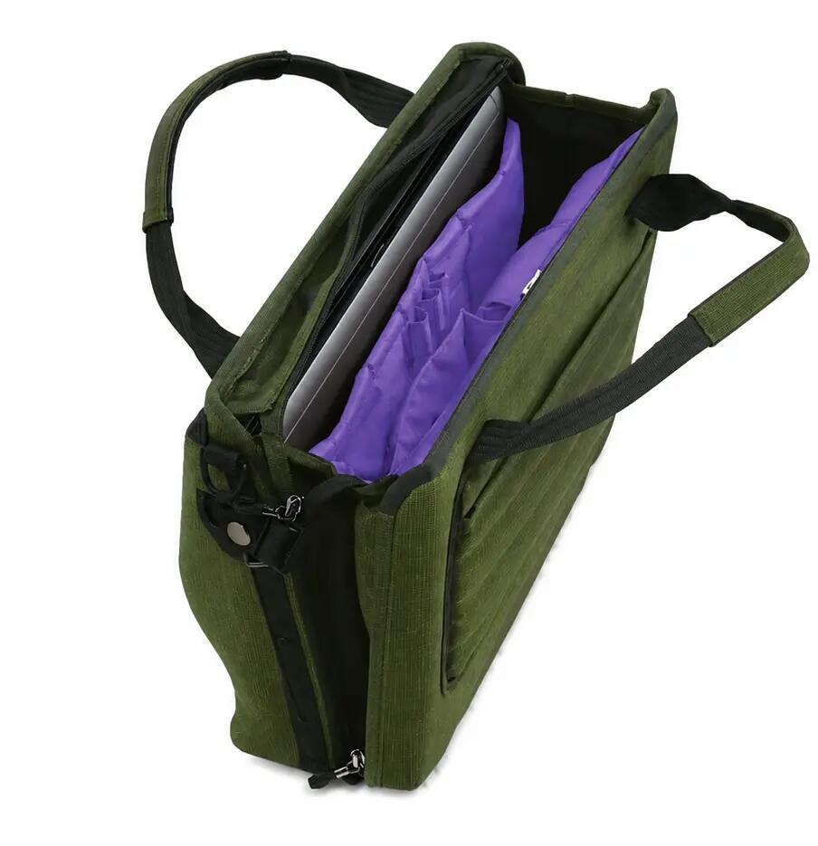 Bolsa protetora conversível para laptop de 13" para guidão - Verde 2/2