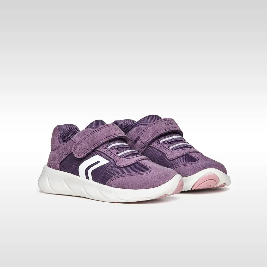 Baskets Bébé Fille B FOOT-RUN GIRL Violet Clair/Blanc 3/7