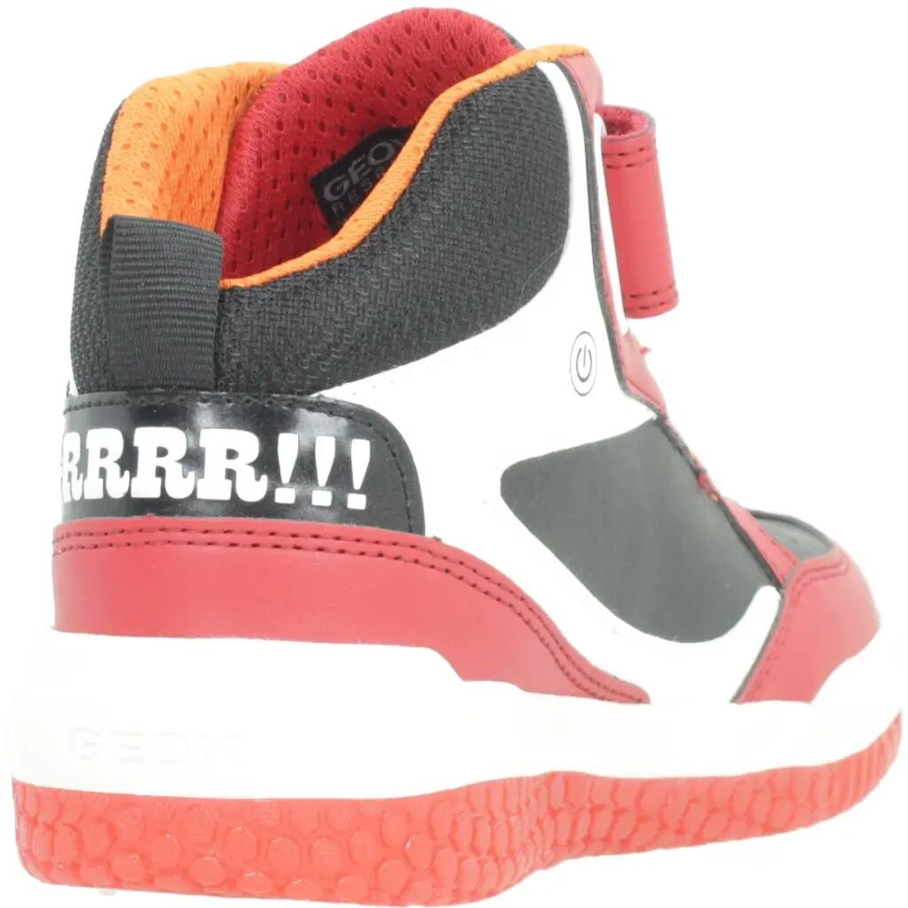 Buty GEOX B NASHIK BOY Czerwony 3/5