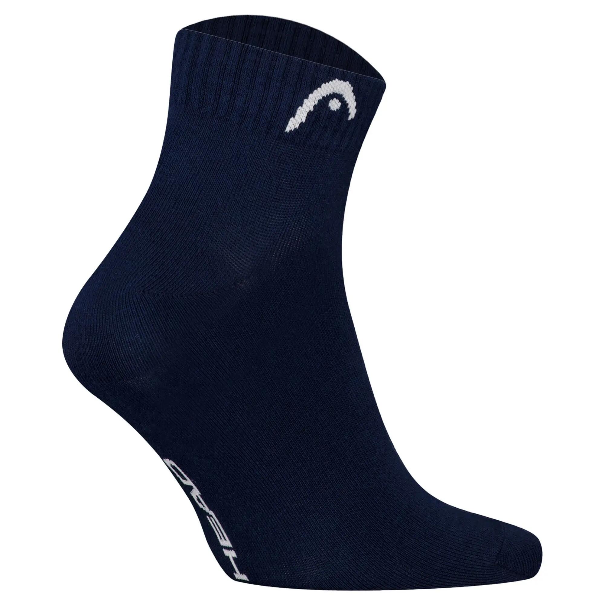 Multi-Sport Unisex 3-Pack Quartersokken Training Blauw II 4/4
