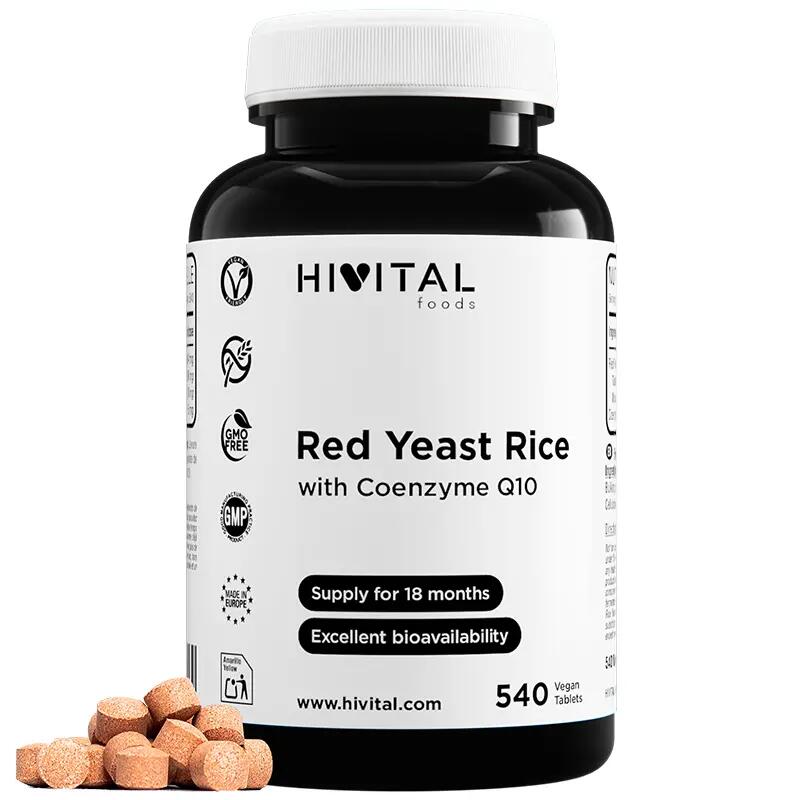 Red Rice Yeast with Coenzyme Q10 | 540 vegan tablets