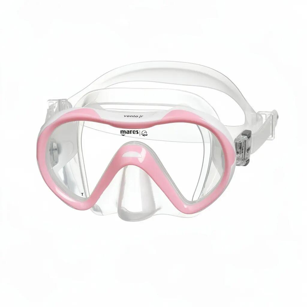 Masque Vento Junior Snorkeling Enfant Verre Unique Grand Angle 3/3