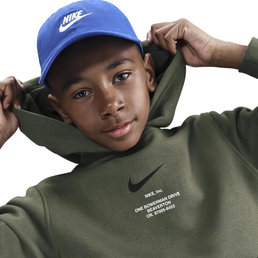 Nike Sportswear Club Fleece Athl Pullover con capucha BB - Unisex 3/4