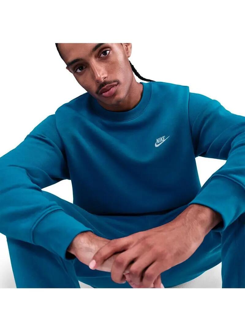 Polar-Fleece-Sweatshirts für Herren Nike Club Fleece Grün 5/5
