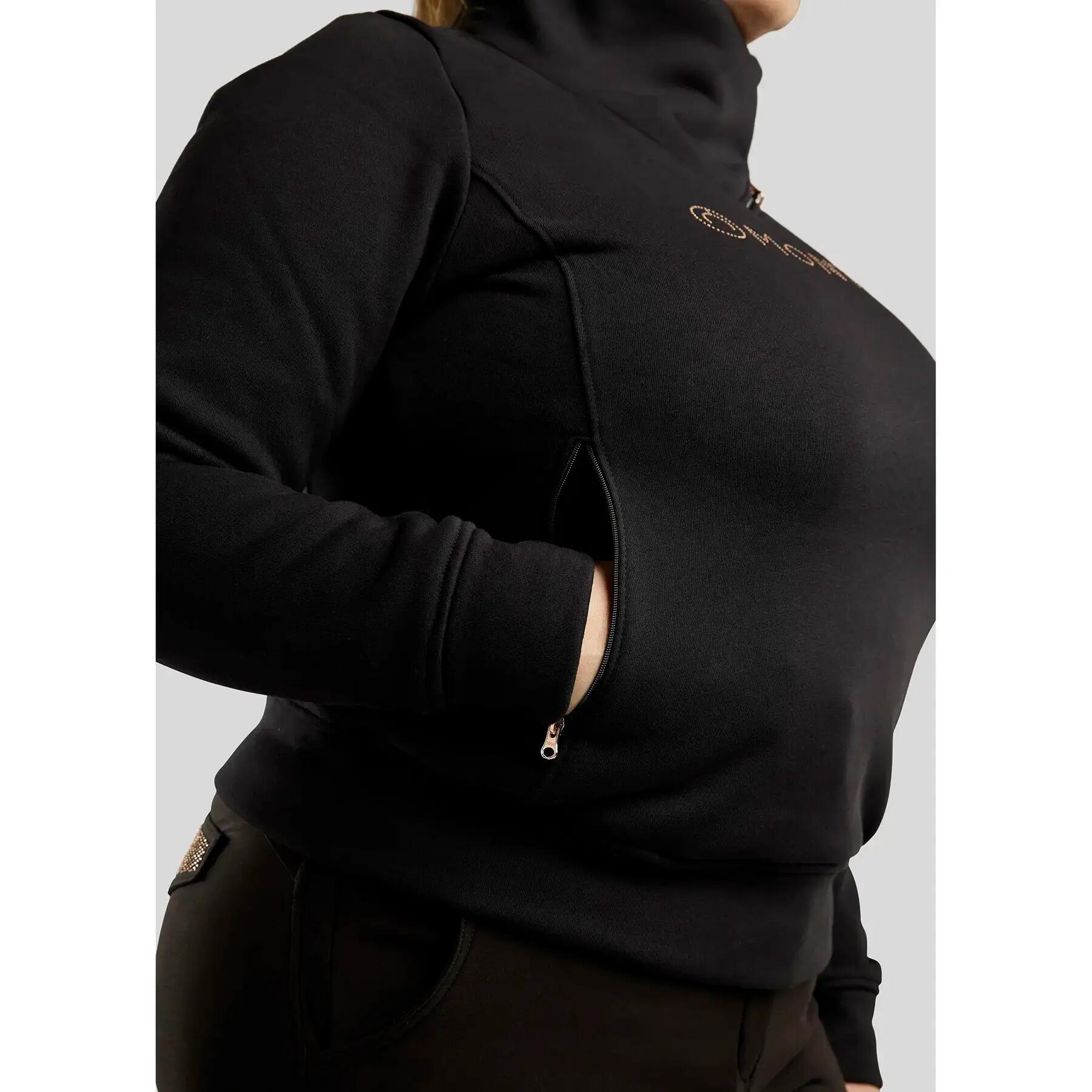 Sweatshirt équitation col montant zippé femme Montar Naja 4/4