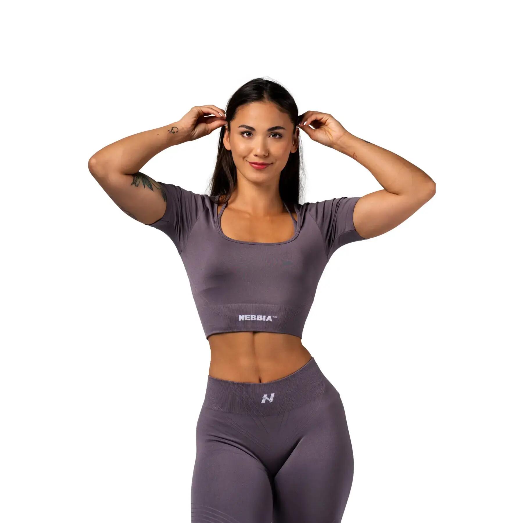 T-shirt damski Nebbia Flow Seamless Shaping 1/5