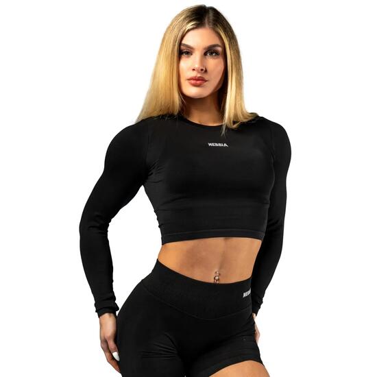 T-shirt manche longues femme Nebbia Power Crop Top
