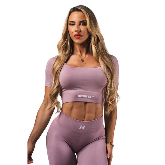 T-shirt dames Nebbia Flow Seamless Shaping