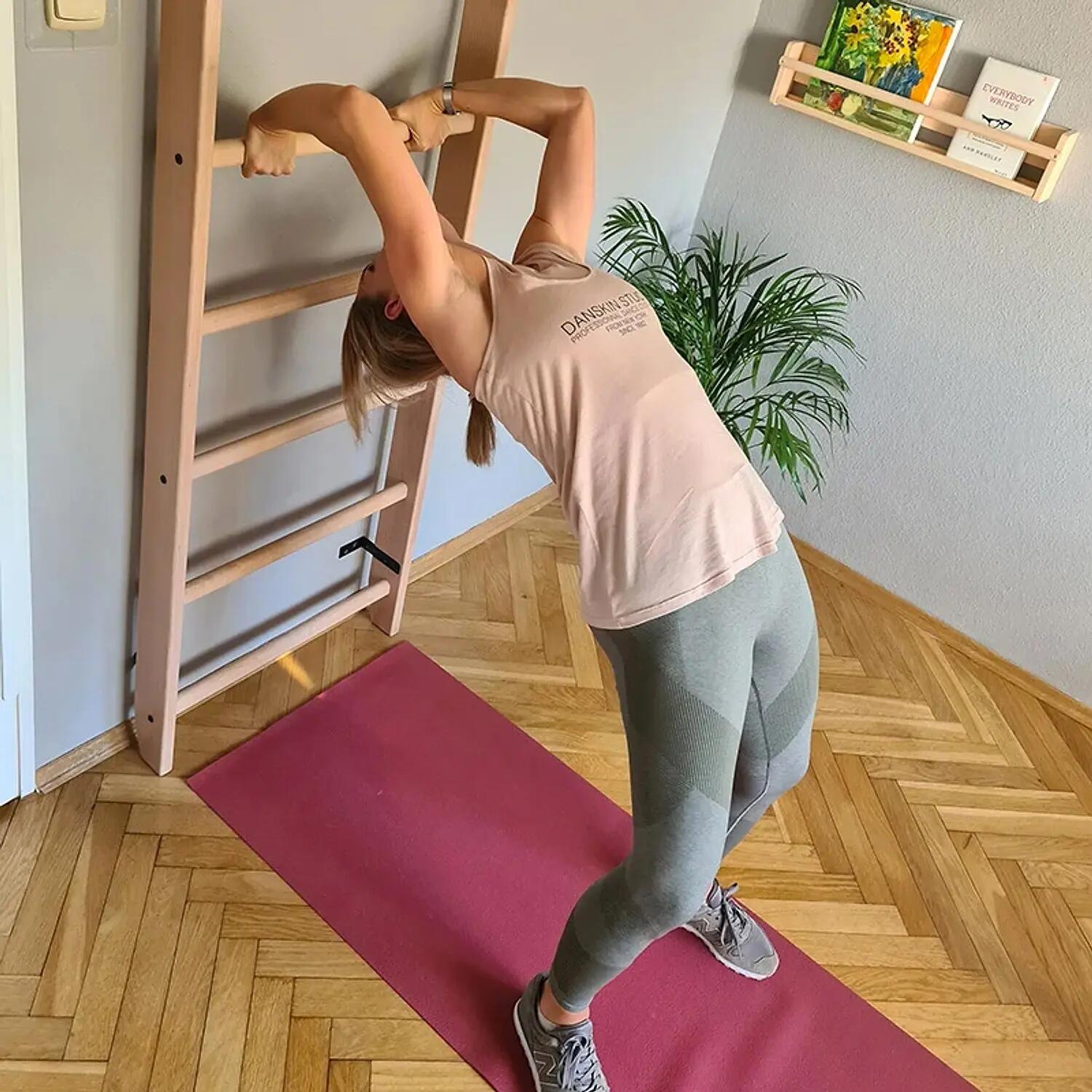 Barre da muro per ginnastica in legno BenchK 100 2/8