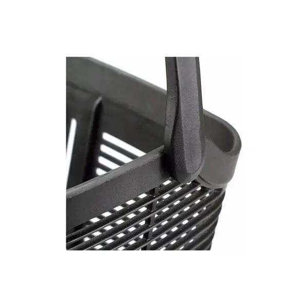 Cestino anteriore in plastica per bicicletta venduto senza elementi di fissaggio 4/5