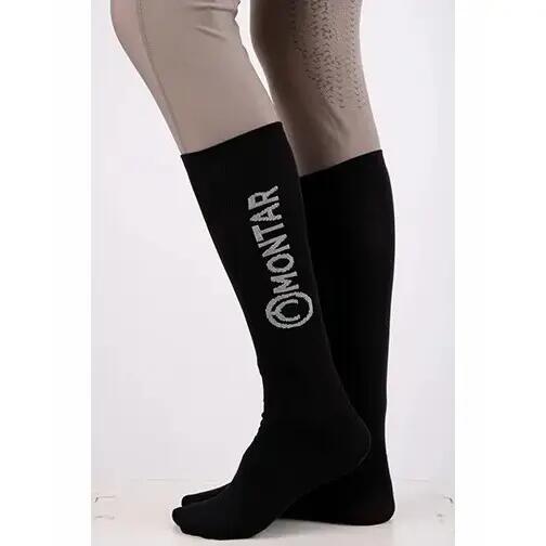 Pairs of nylon riding socks Montar (x3) 4/4