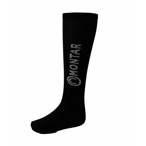 Pairs of nylon riding socks Montar (x3) 3/4