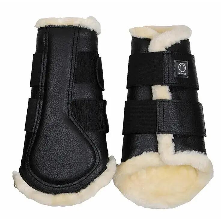 Guêtres fermées pour cheval en cuir Montar Tech 2/2