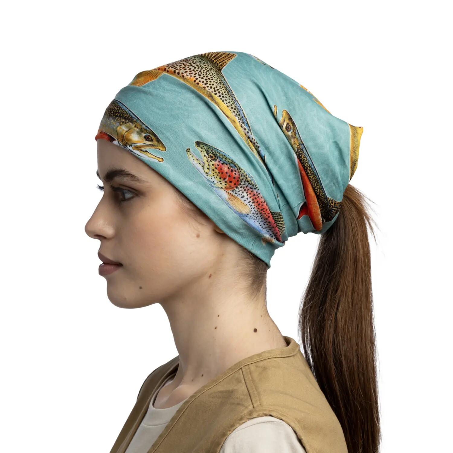 Bandana BUFF COOLNET UV® ABACHAR TROUT MULTI 3/4