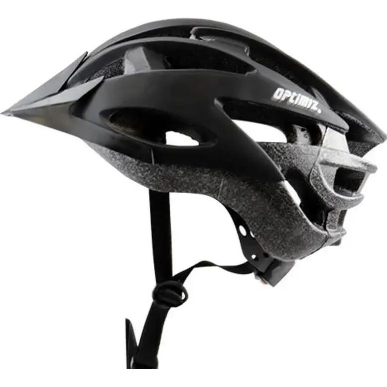 Cyklistická přilba Optimiz – 55/58 cm – matná černá – dámská/pánská 6/7