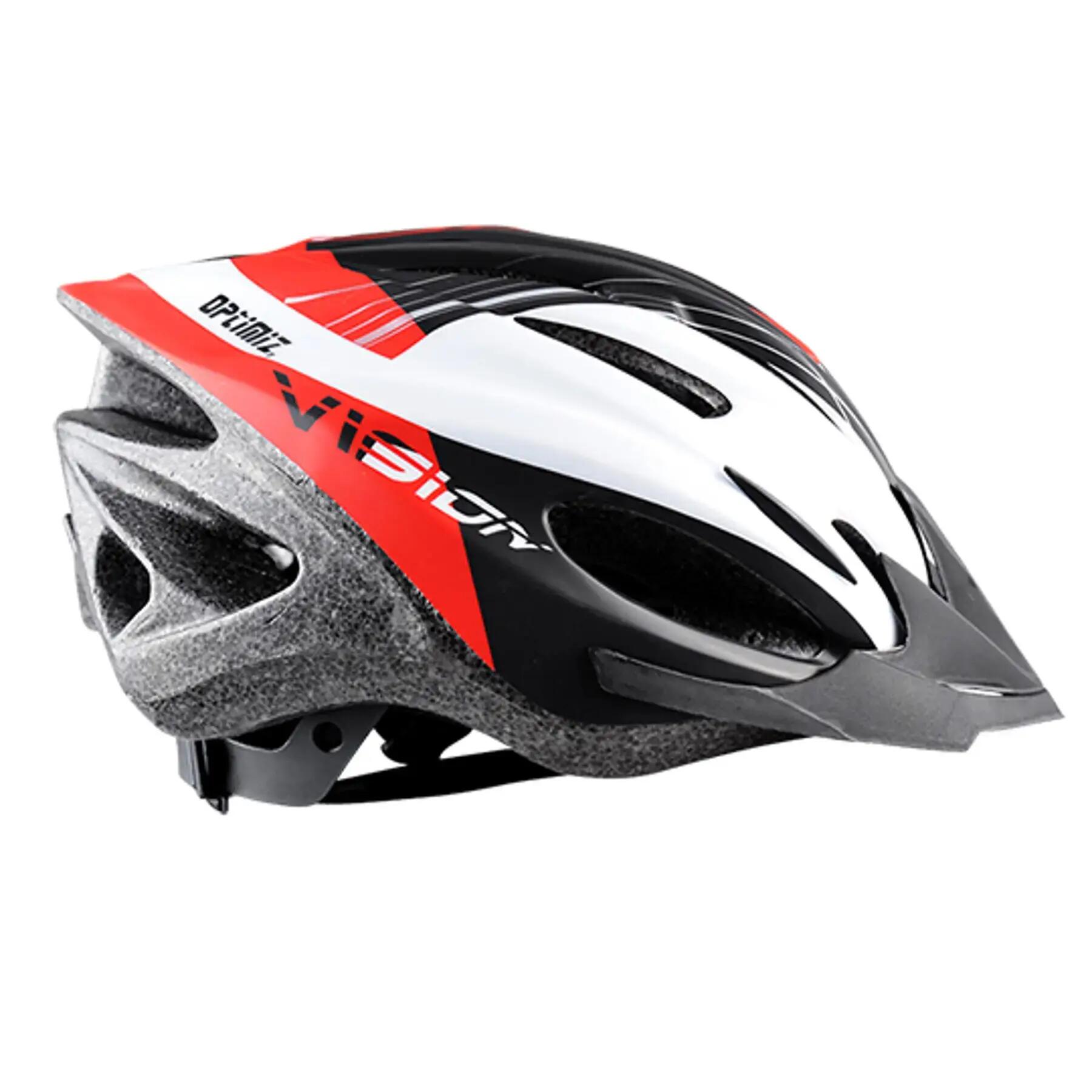 Capacete de bicicleta Optimiz - Vermelho Mate 5/7