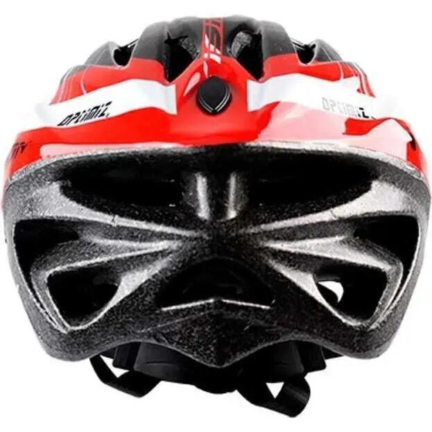Capacete de bicicleta Optimiz - Vermelho Mate 4/7
