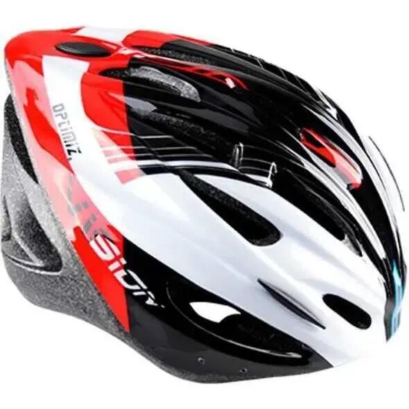 Capacete de bicicleta Optimiz - Vermelho Mate 2/7